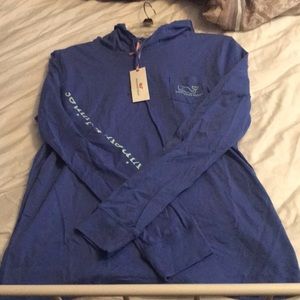 Marlin color Vineyard Vines hoodie.